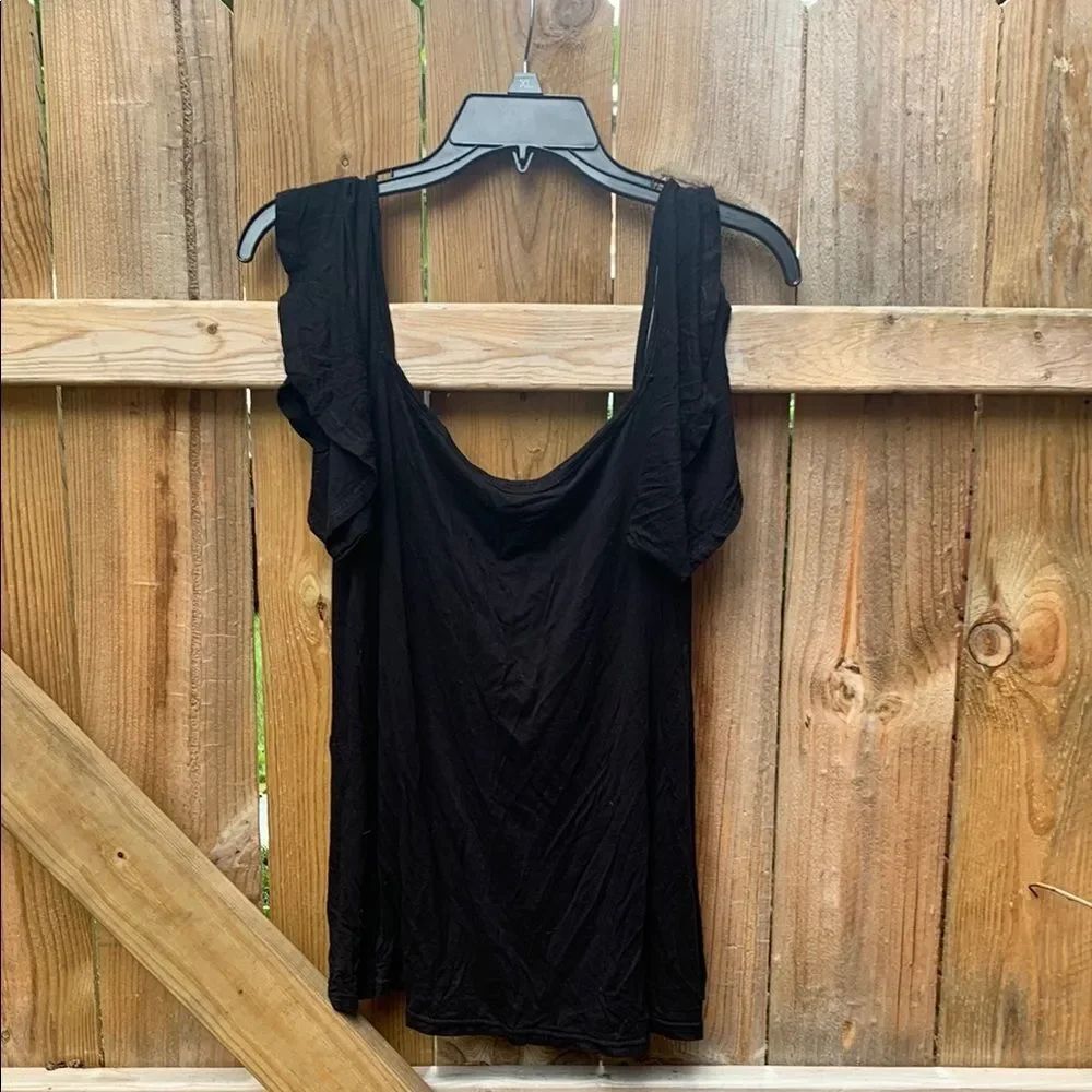 Boohoo Black Backless Sleeveless Tank Top
